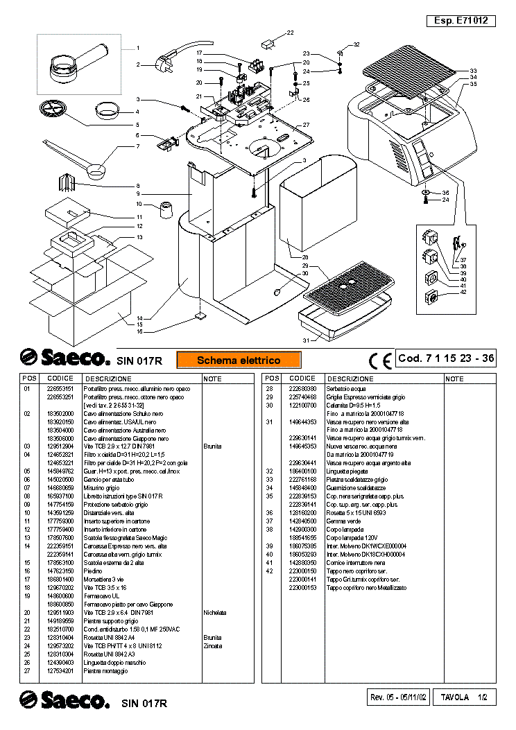 Saeco Magic Service Manual